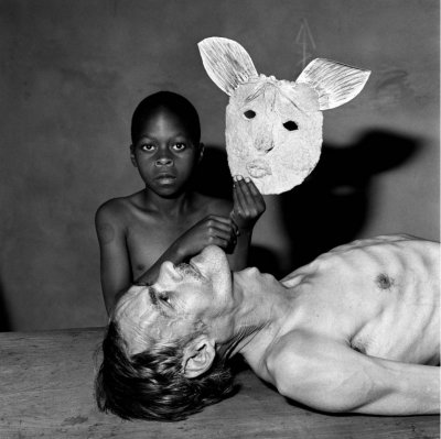 Roger Ballen Tommy Samson and a Mask 2000