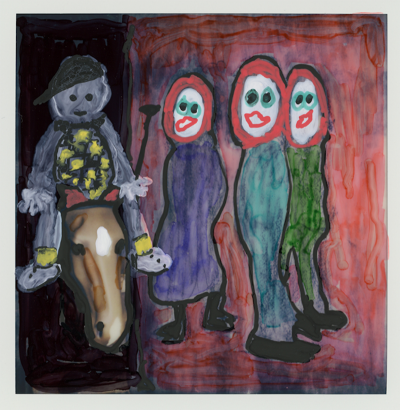 Roger Ballen Untitled 1 Drawing with Winsor and Newton markers and Mitsubishi Posca pens 