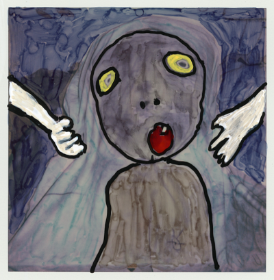 Roger Ballen Untitled 3 Drawing with Winsor and Newton markers and Mitsubishi Posca pens 
