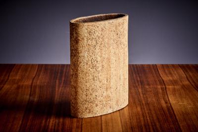 Roger Capron 1 of 2 Ceramic Vases by Roger Capron Jean Derva France 1970s