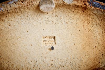 Roger Capron 1 of 2 Ceramic Vases by Roger Capron Jean Derva France 1970s