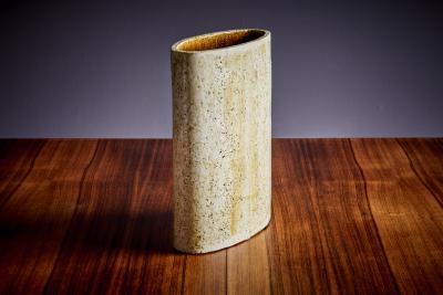 Roger Capron 1 of 2 Ceramic Vases by Roger Capron Jean Derva France 1970s