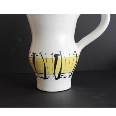 Roger Capron 10 pieces wine set including a wall jug by Roger Capron