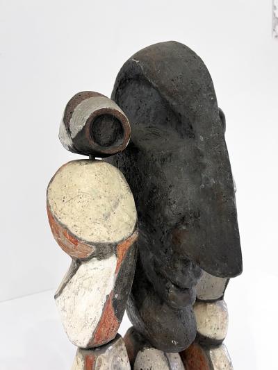Roger Capron Abstract Ceramic Figural Sculpture by Roger Capron
