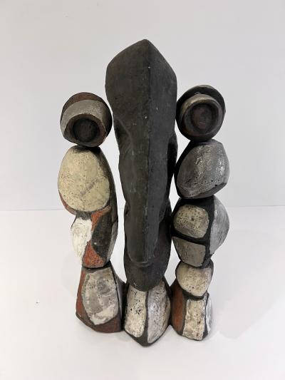 Roger Capron Abstract Ceramic Figural Sculpture by Roger Capron