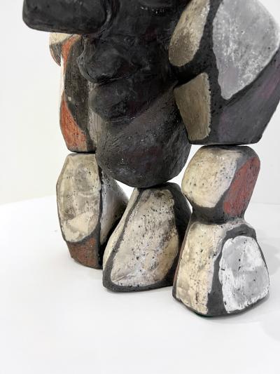 Roger Capron Abstract Ceramic Figural Sculpture by Roger Capron