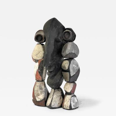 Roger Capron Abstract Ceramic Figural Sculpture by Roger Capron