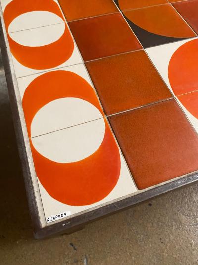 Roger Capron Ceramic Coffee Table by Roger Capron Vallauris France 19 0s