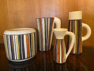 Roger Capron Ceramic Pitcher by Roger Capron France Vallauris 1950s