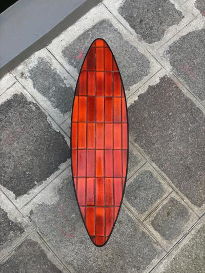 Roger Capron Ceramic Surf Coffee Table by Roger Capron France Circa 1960s
