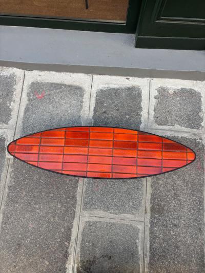 Roger Capron Ceramic Surf Coffee Table by Roger Capron France Circa 1960s