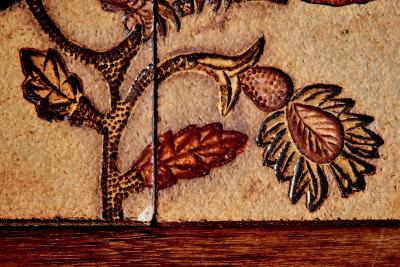 Roger Capron Ceramic Tile Panel in Three Parts attrb to Jacqueline Hubin for Roger Capron