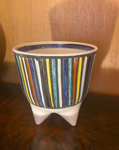 Roger Capron Ceramic Vase Molaire Vallauris France 1953 65