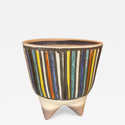 Roger Capron Ceramic Vase Molaire Vallauris France 1953 65