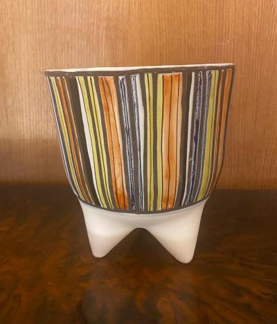 Roger Capron Ceramic Vase Molaire by Roger Capron Vallauris France 1953 65
