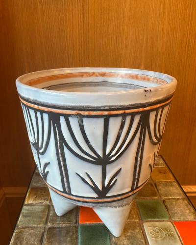 Roger Capron Ceramic Vase Molaire by Roger Capron Vallauris France 1953 65