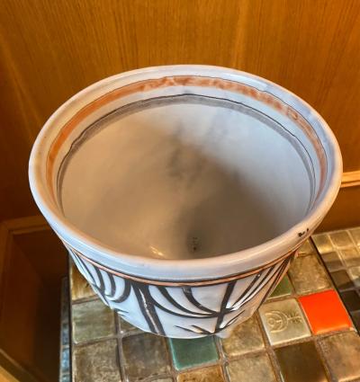 Roger Capron Ceramic Vase Molaire by Roger Capron Vallauris France 1953 65