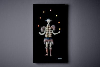 Roger Capron Ceramic Wall Panel by Roger Capron