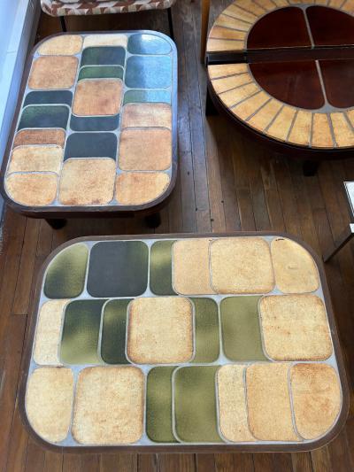 Roger Capron Ceramic coffee table Shogun by Roger Capron France 1960s