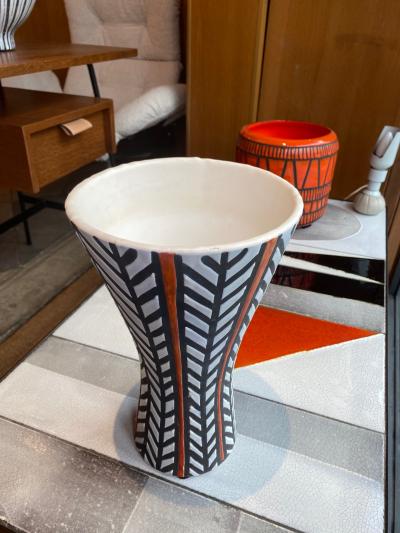 Roger Capron Ceramic vase France 1950s