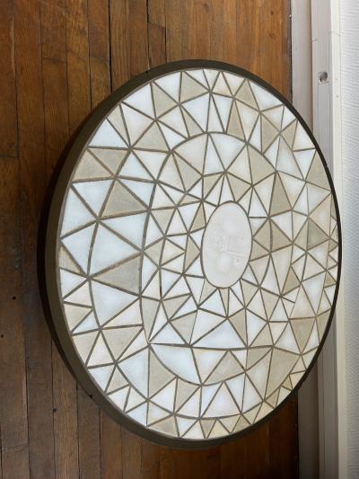 Roger Capron Circular ceramic coffee table by Roger Capron 1960s