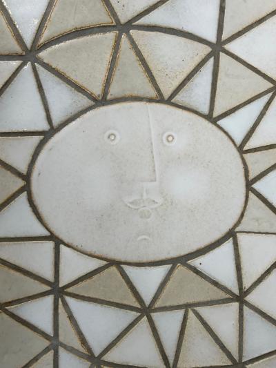 Roger Capron Circular ceramic coffee table by Roger Capron 1960s