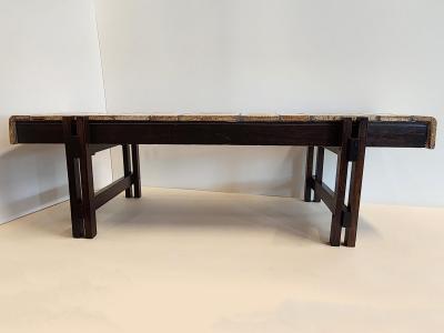Roger Capron Coffee Table with Ceramic Tiles by Roger Capron