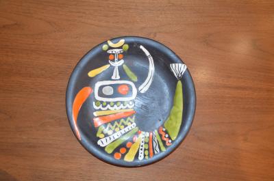 Roger Capron Decorative Ceramic Plate by Roger Capron