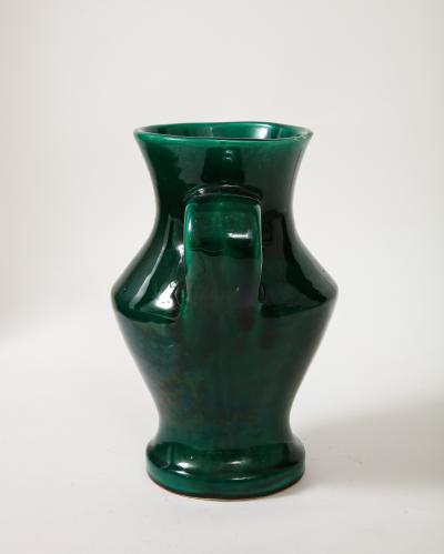 Roger Capron Glazed Ceramic Vase by Roger Capron France c 1960