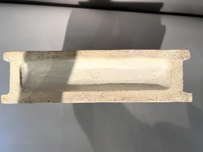 Roger Capron Interesting square vase by Roger Capron Vallauris France circa 1970