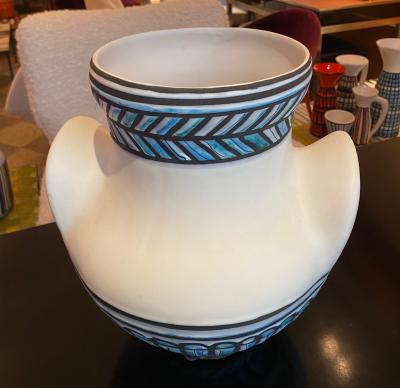 Roger Capron Large Ceramic Vase Vallauris France 1950s