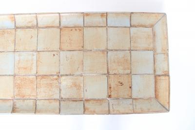 Roger Capron ROGER CAPRON FRENCH 1970S CERAMIC TILE COFFEE TABLE MODEL CUVETTE