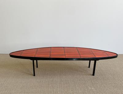 Roger Capron ROGER CAPRON LOW CERAMIC TILE TABLE