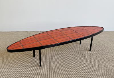 Roger Capron ROGER CAPRON LOW CERAMIC TILE TABLE