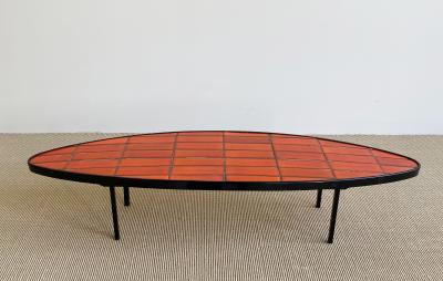 Roger Capron ROGER CAPRON LOW CERAMIC TILE TABLE