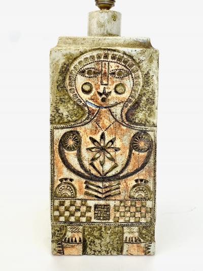 Roger Capron Roger Capron French Ceramic Artist and jean derval table lamp c1950