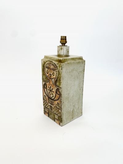 Roger Capron Roger Capron French Ceramic Artist and jean derval table lamp c1950