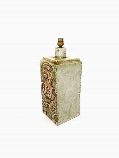 Roger Capron Roger Capron French Ceramic Artist and jean derval table lamp c1950