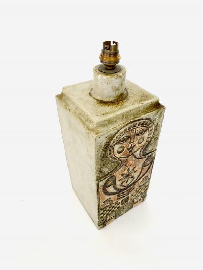 Roger Capron Roger Capron French Ceramic Artist and jean derval table lamp c1950