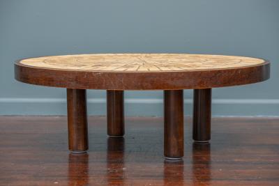 Roger Capron Roger Capron Round Ceramic Coffee Table France