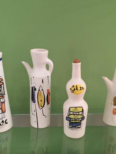 Roger Capron Vintage Ceramic Pitchers by Roger Capron