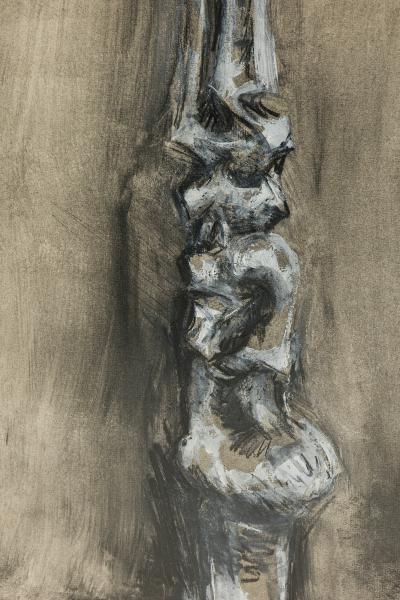 Roger L Majorowicz Roger Majorowicz Contemporary American One Figure Charcoal