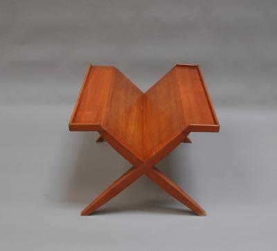 Roger Landault French 1950s Magazine Rack by Roger Landault