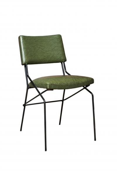 Roger Landault Set of Six French Armchairs by Roger Landault