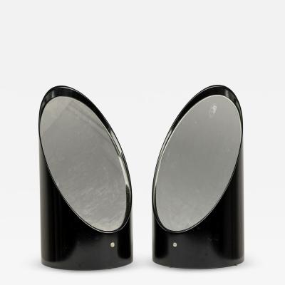 Roger Lecal Pair of Roger Lecal for Chabrieres co French Mid Century Vanity Mirrors