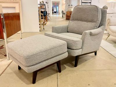 Roger Sprunger Dunbar lounge chair and ottoman by Roger Sprunger 