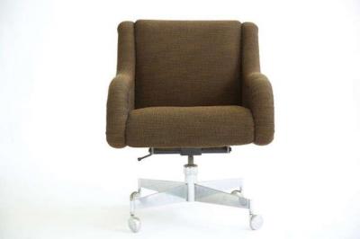 Roger Sprunger Roger Lee Sprunger For Dunbar Pair Of Adjustable Swivel Desk Chairs