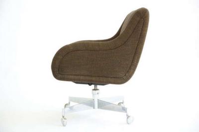 Roger Sprunger Roger Lee Sprunger For Dunbar Pair Of Adjustable Swivel Desk Chairs