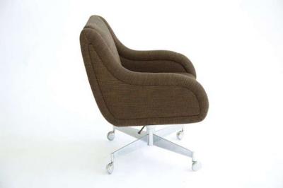 Roger Sprunger Roger Lee Sprunger For Dunbar Pair Of Adjustable Swivel Desk Chairs