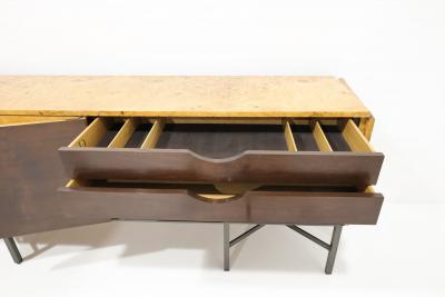 Roger Sprunger Roger Sprunger for Dunbar Burled Olivewood Sideboard or Credenza